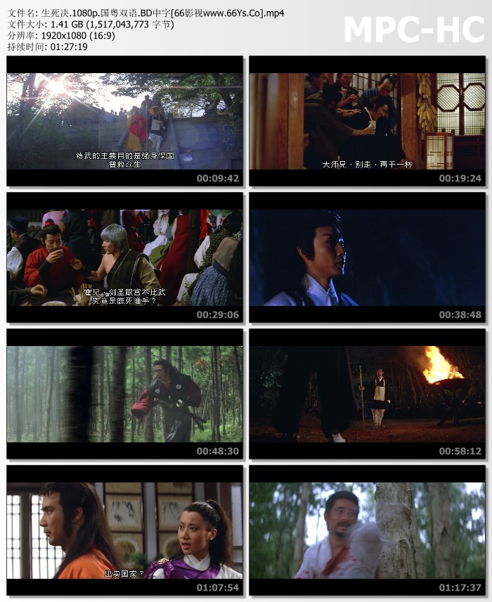 1983年香港7.6分动作片《生死决》1080P国粤双语