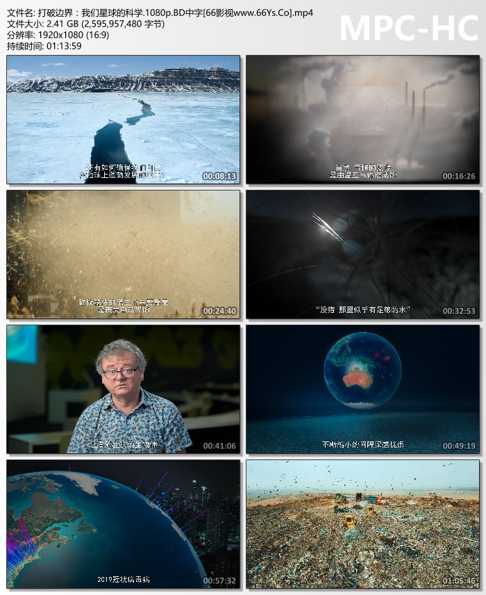 2021年美国7.9纪录片《打破边界：我们星球的科学》1080P英语双字