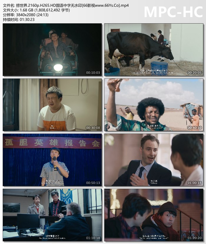 2021年黄才伦,胡铂喜剧片《捞世界》4K高清国语中字