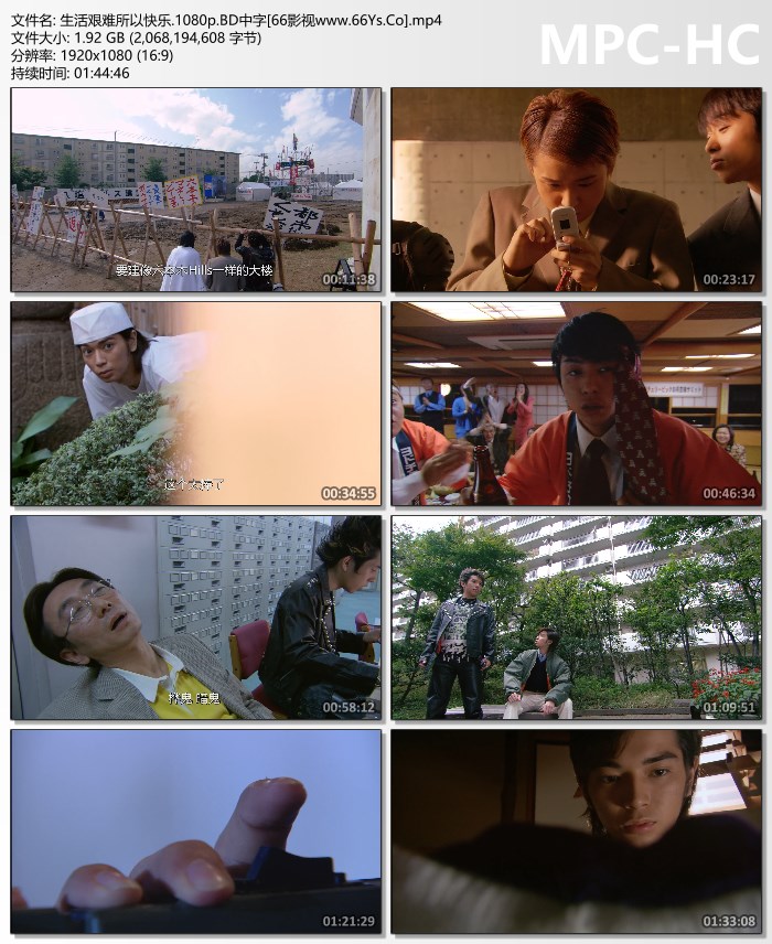 2004年日本8.6分剧情片《生活艰难所以快乐》1080P日语中字