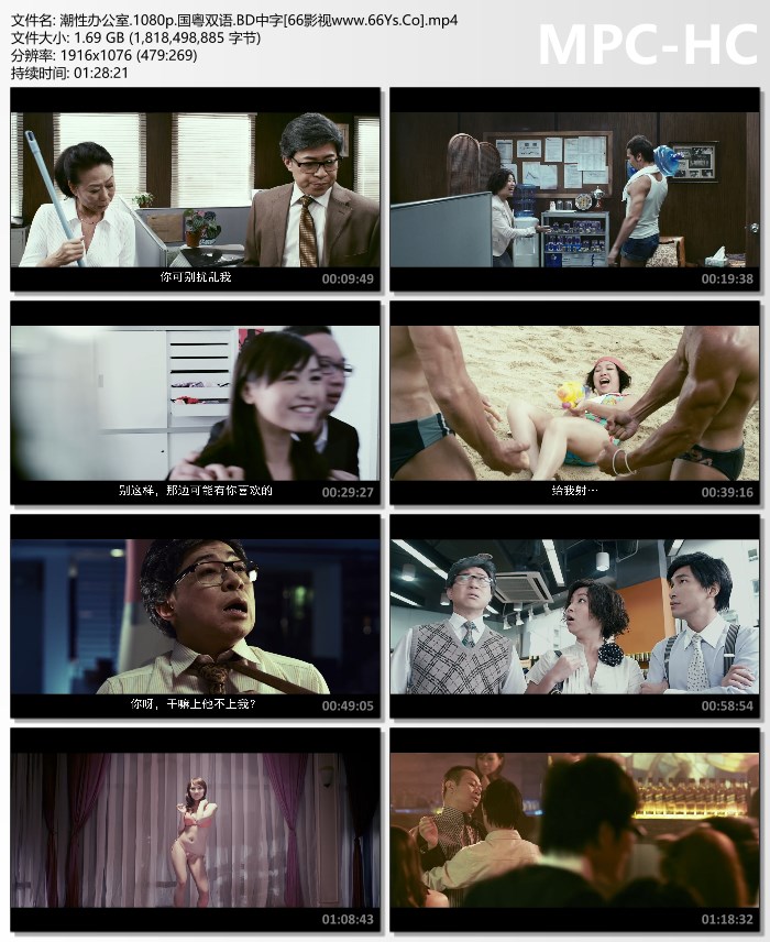 2011年詹瑞文,吕慧仪喜剧片《潮性办公室》1080P国粤双语