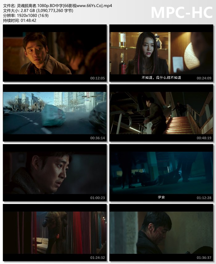 2021年韩国6.4分动作奇幻片《灵魂脱离者》1080P韩语中字