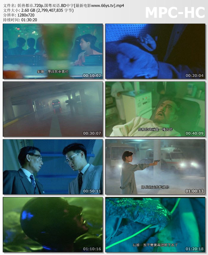 1992年黎明,李嘉欣动作科幻片《妖兽都市》1080P国粤双语