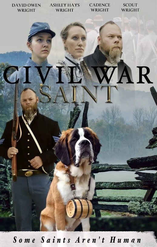 2022年美国战争片《内战圣伯纳犬》1080P中英双字