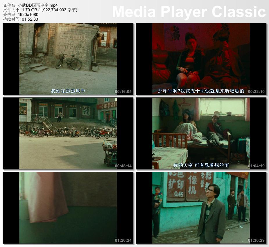 1998年王宏伟,郝鸿建8.6分剧情片《小武》蓝光国语中字
