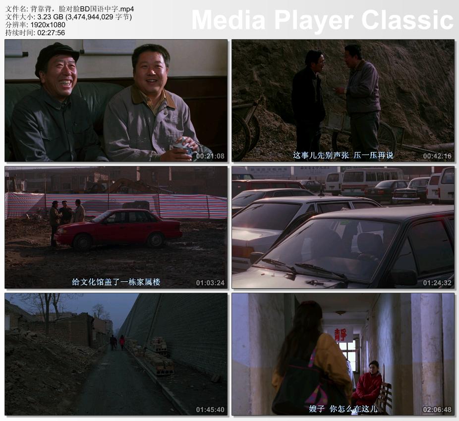 1994年牛振华,雷恪生9.5分剧情片《背靠背，脸对脸》蓝光国语中字