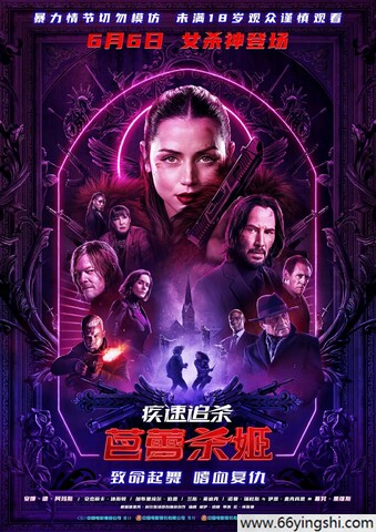 2025年美国7.3分动作惊悚《疾速追杀：芭蕾杀姬》1080P中英双字